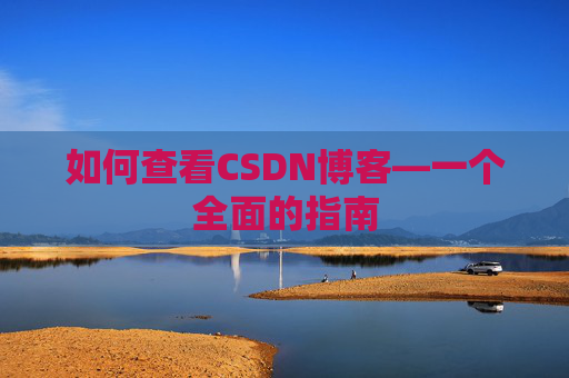 如何查看CSDN博客—一个全面的指南